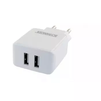 Mobiliojo įrenginio įkroviklis Schwaiger LPRO230 502 Universalus Baltas AC Vidaus