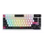 Mechaninė žaidimų klaviatūra ASUS ROG Azoth X — 75% išdėstymas, USB + RF belaidis + Bluetooth, RGB, riešo atrama, juoda/balta