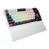 Mechaninė žaidimų klaviatūra ASUS ROG Azoth X — 75% išdėstymas, USB + RF belaidis + Bluetooth, RGB, riešo atrama, juoda/balta