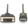 Techly Monitor DisplayPort į DVI laidas 2 m ICOC DSP-C-020