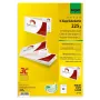 Vizitinės kortelės Sigel LP838 lankstomos, 50 vnt., 180x55 mm, 225 g/m², satino apdaila