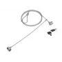 Laptop spynelė Conceptronic CNBSLOCK15T 1,5 m sidabrinė su 2 raktais