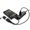 Techly USB 2.0 kabelis OTG A F Micro USB M su USB 30cm juodas ICOC MUSB-MC2