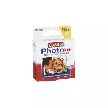Foto kampeliai TESA 56621 500 vnt Balti