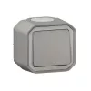 Legrand Plexo 069711L jungiklis, 1 modulis, 2 krypčių, pilkas, IP55