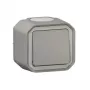 Legrand Plexo 069711L jungiklis, 1 modulis, 2 krypčių, pilkas, IP55