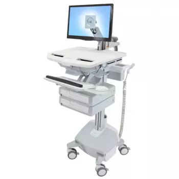 Multimedijos vežimėlis Ergotron StyleView aliuminis pilkas baltas