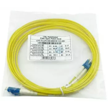 BlueOptics LRCABLE1M InfiniBand 1m LC geltonas G.657.A1