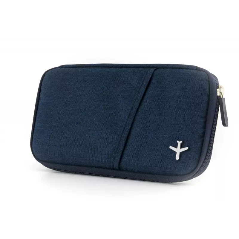 Keliaujantis dokumentų dėklas Safe Flight Blue Polyester TROIKA TRV20/DB