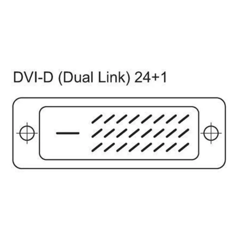 Techly Dual Link DVI digital (DVI-D) su feritu 10 m ICOC DVI-811CF