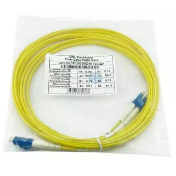 Šviesolaidinis jungiamasis kabelis BlueOptics SFP3131BU3MK 3 m OS2 LC–LC geltonas, 9 µm, pilnas dupleksas