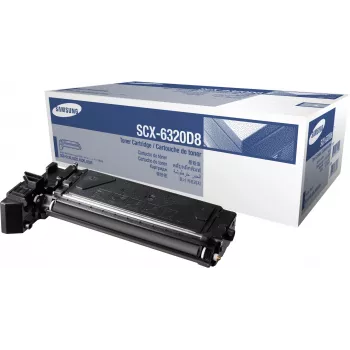 Kasetė su toneriu Samsung SCX-6320D8, juoda, 8000 puslapių, 1 vnt.