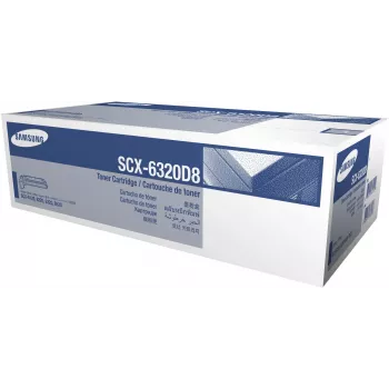 Kasetė su toneriu Samsung SCX-6320D8, juoda, 8000 puslapių, 1 vnt.