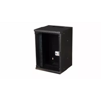 Equip Eco Mount 10 colių spintelė, 9U, 300x300 mm, RAL9005 juoda