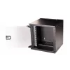 Sieninis stovo korpusas EQUIP EWM-06-3030-B 6U, 312 mm pločio, 300–330 mm gylio, juodas