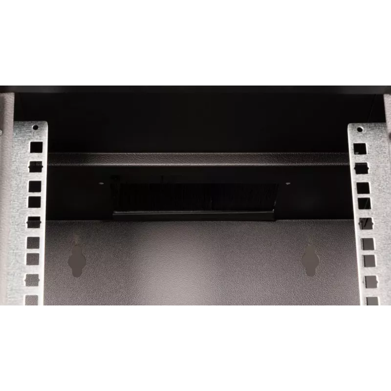 Sieninis stovo korpusas EQUIP EWM-06-3030-B 6U, 312 mm pločio, 300–330 mm gylio, juodas