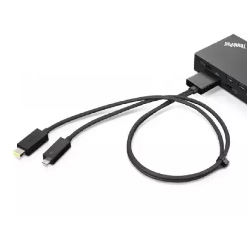 Lenovo 4X90U90616 USB grafikos adapteris, juodas