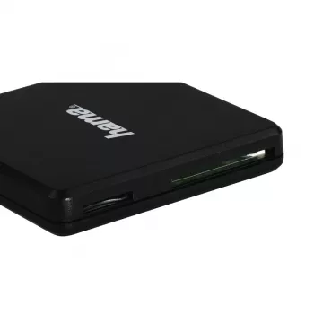 Hama 00124156 kortelių skaitytuvas USB 3.2 Gen 1 (3.1 Gen 1) Type-A juodas