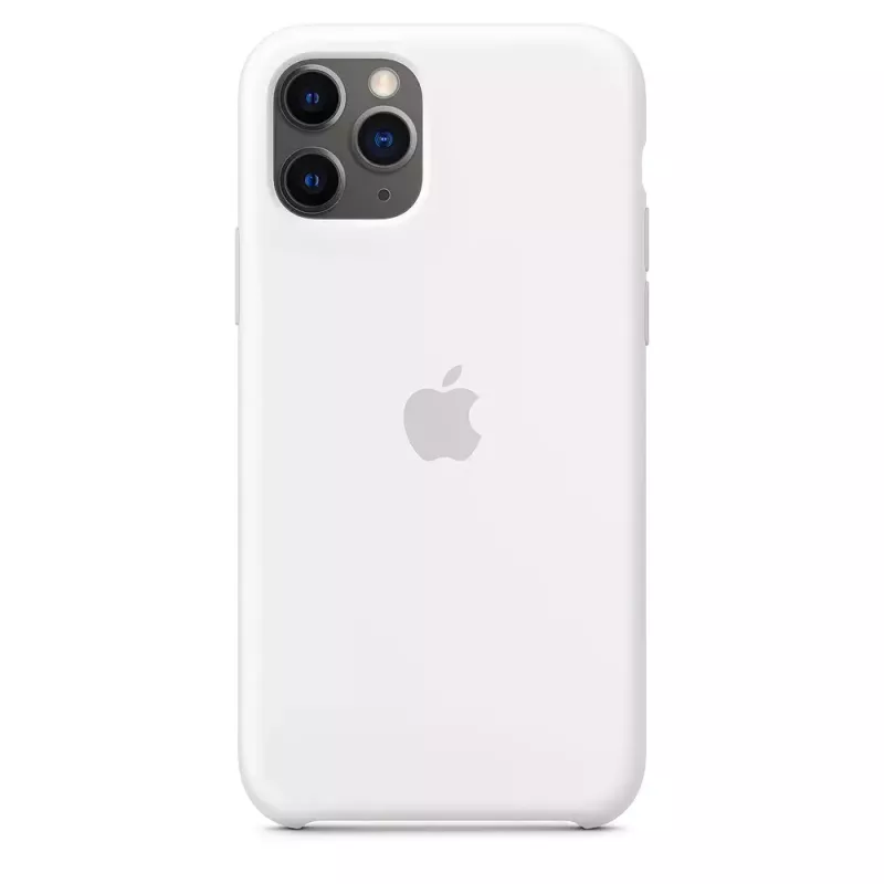 Apple iPhone 11 Pro Silicone Case White – Originalus silikoninis dėklas