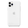 Apple iPhone 11 Pro Silicone Case White – Originalus silikoninis dėklas