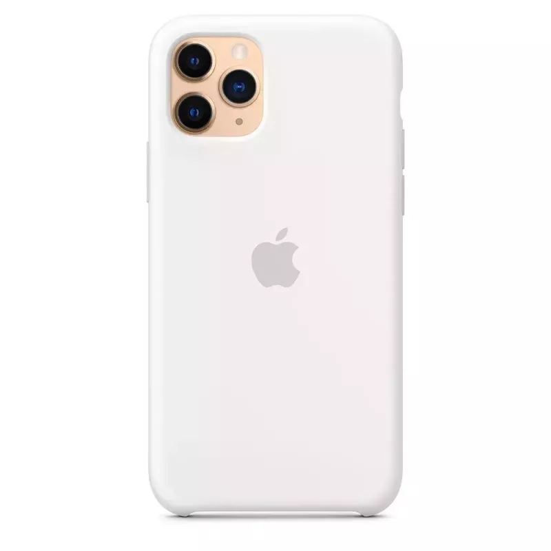 Apple iPhone 11 Pro Silicone Case White – Originalus silikoninis dėklas