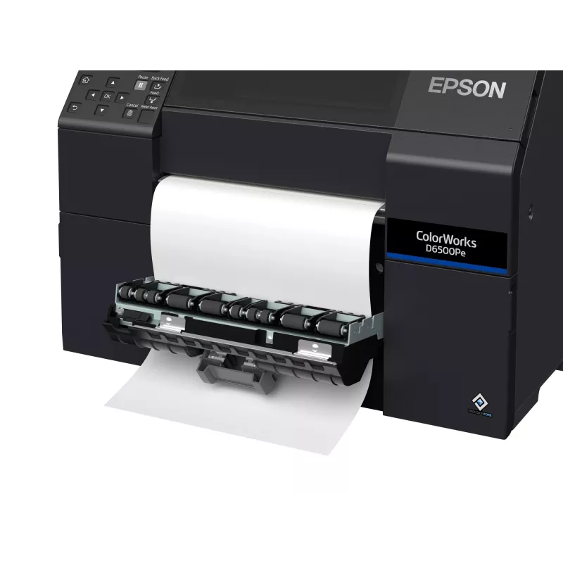 Epson ColorWorks D6500Pe etikečių spausdintuvas terminis perkėlimas Spalvotas 1200 x 1200 DPI 85 mm/sek Laidinis Ethernet LAN