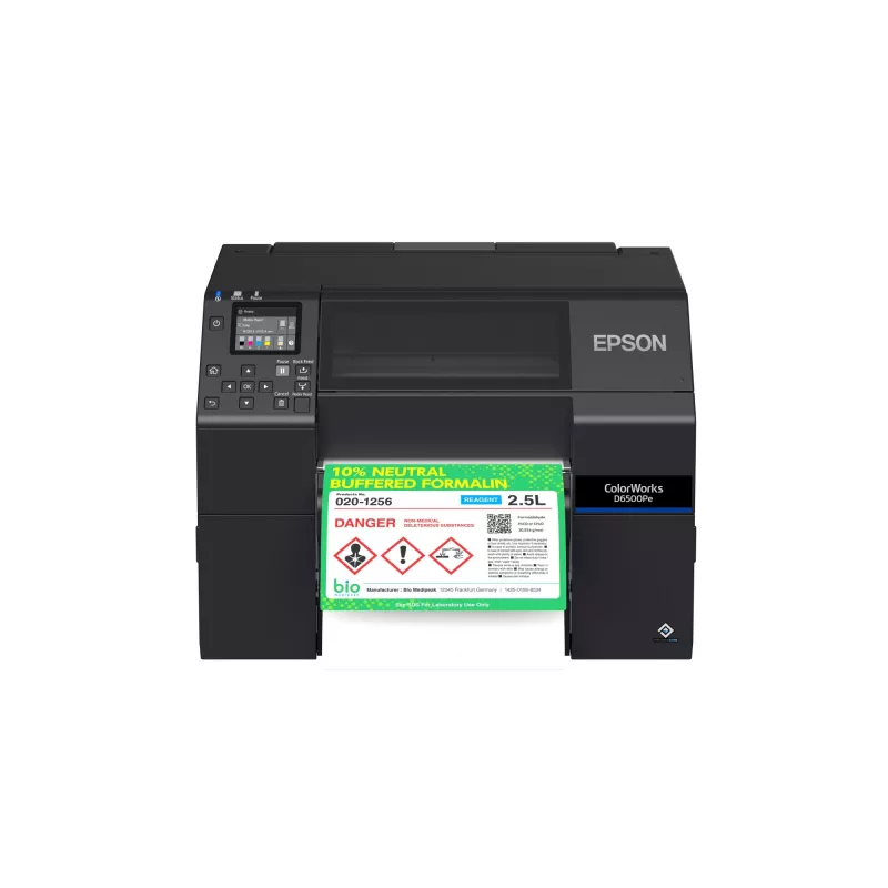 Epson ColorWorks D6500Pe etikečių spausdintuvas terminis perkėlimas Spalvotas 1200 x 1200 DPI 85 mm/sek Laidinis Ethernet LAN