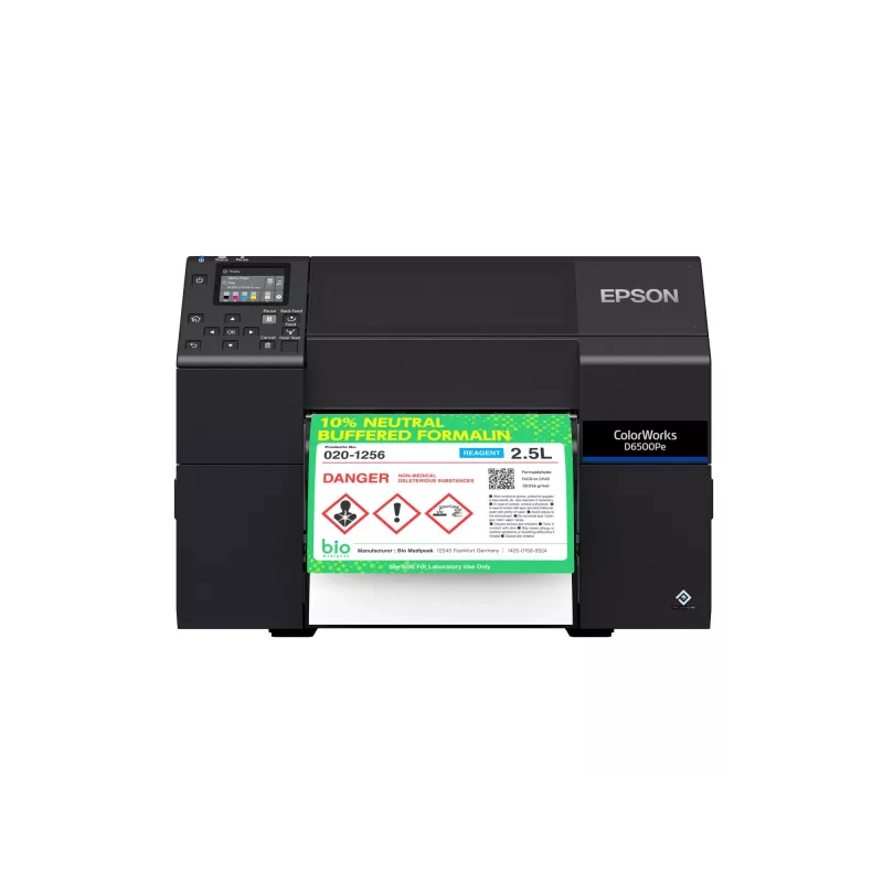 Epson ColorWorks D6500Pe etikečių spausdintuvas terminis perkėlimas Spalvotas 1200 x 1200 DPI 85 mm/sek Laidinis Ethernet LAN
