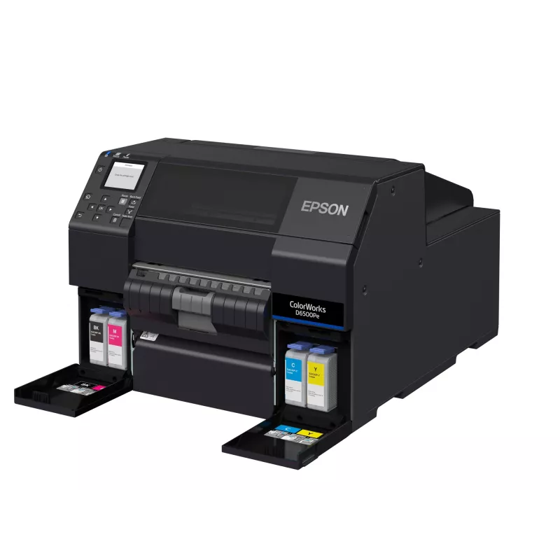 Epson ColorWorks D6500Pe etikečių spausdintuvas terminis perkėlimas Spalvotas 1200 x 1200 DPI 85 mm/sek Laidinis Ethernet LAN