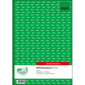 Verslo forma Sigel SD056, A4, 80 lapų, balta su geltonais elementais