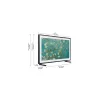 Samsung The Frame GQ32LS03CBU 81,3 cm (32 colių) Full HD išmanusis televizorius su QLED ekranu, Wi-Fi, juodas