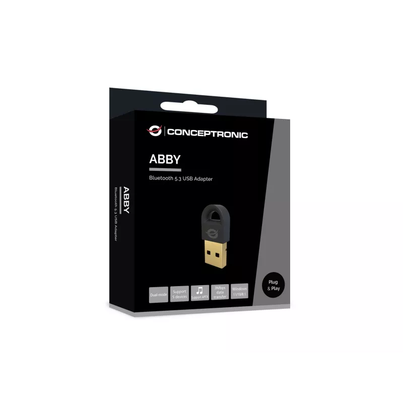 Conceptronic ABBY16B Bluetooth 5.3 USB adapteris