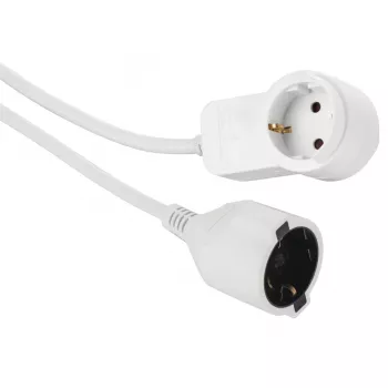 Hama Powerplug ilginimo laidas 3 m 2 AC lizdai Vidaus naudojimui Baltas