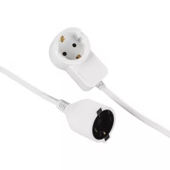 Hama Powerplug ilginimo laidas 3 m 2 AC lizdai Vidaus naudojimui Baltas