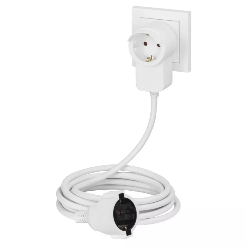 Hama Powerplug ilginimo laidas 3 m 2 AC lizdai Vidaus naudojimui Baltas