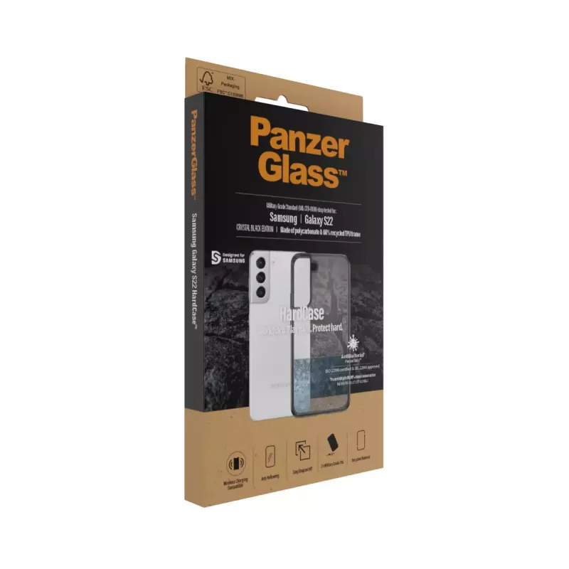 Dėklas PanzerGlass HardCase permatomas Samsung Galaxy S22