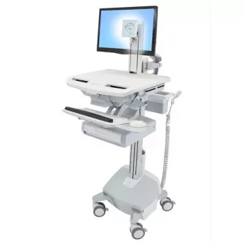 Multimedijos vežimėlis Ergotron StyleView aliuminio pilka balta