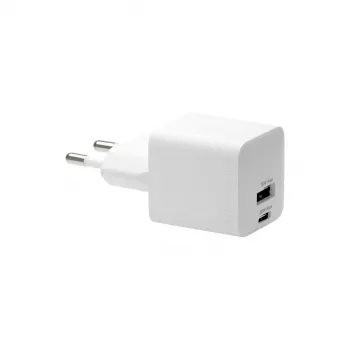 Vidinis USB-C 30W + USB-A 18W įkroviklis d bramante CH18EUWH7082, baltas, AC 110–240V