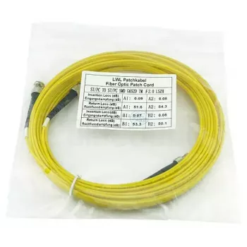 Skaidulinis optinis kabelis BlueOptics SFP3333BU1MK 1 m ST G.657.A1