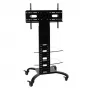 Techly ICA-TR8 stovas televizoriui ant ratų 177,8 cm (70 inch) juodas