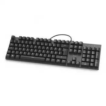 Hama MKC-650 klaviatūra biurui USB QWERTZ pilkai juoda