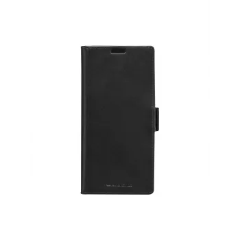 Dėklas piniginė dbramante1928 Galaxy S24 Ultra juoda 3 kortelių kišenės