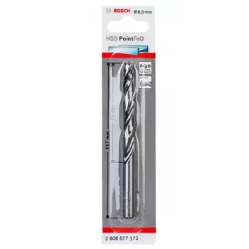 Grąžtas sukamasis Bosch HSS PointTeQ 8,5 mm