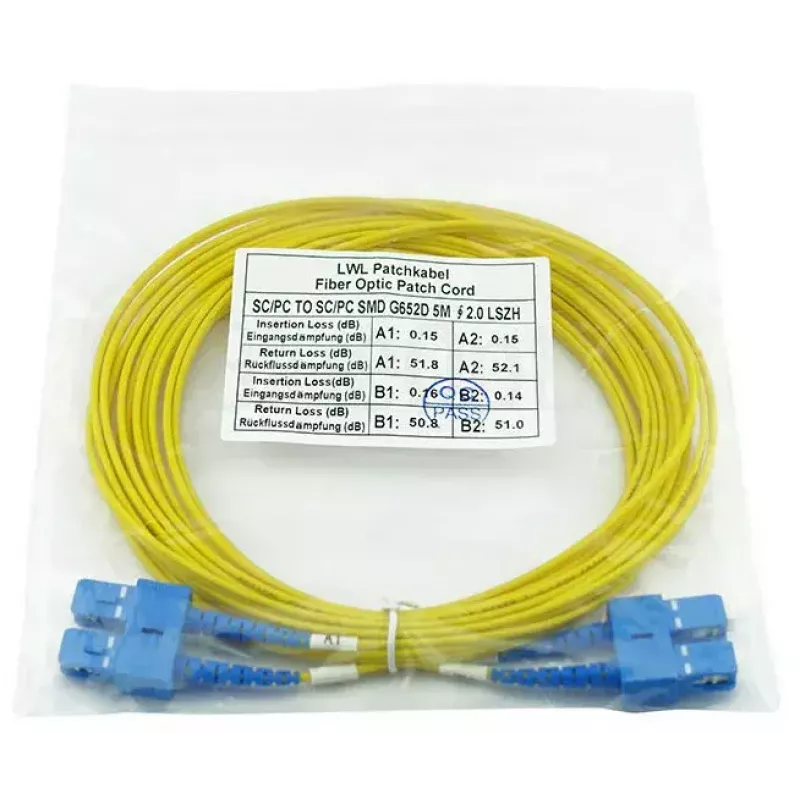 Skiemeninis šviesolaidinis kabelis BlueOptics CAB-SMF-SC-SC-15 15 m G.657.A1 SC SC