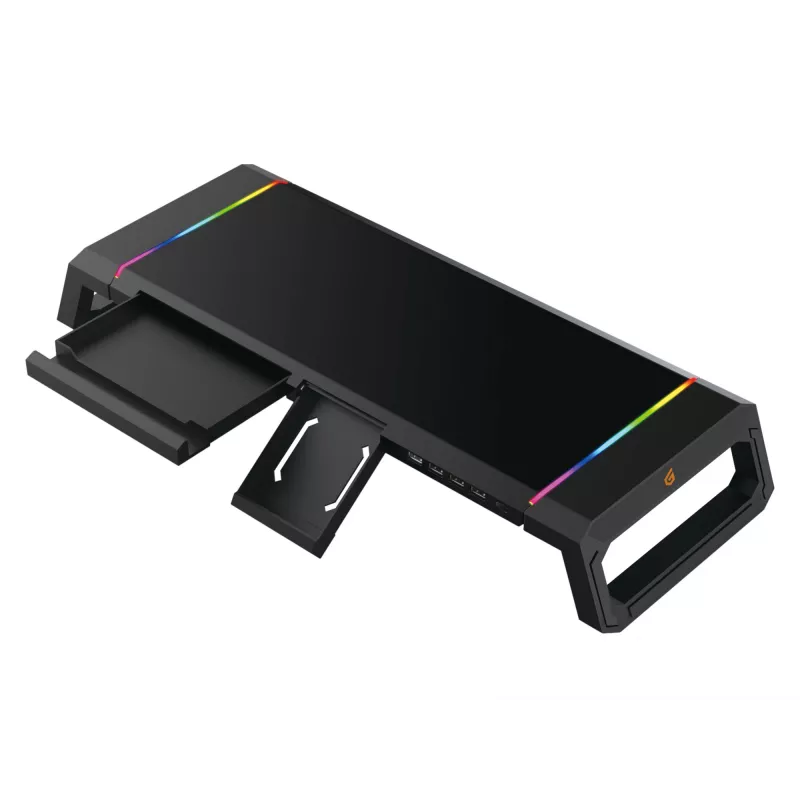 Conceptronic THORNE ERGO stovas monitoriui, laisvai pastatomas, 10 kg, juodas