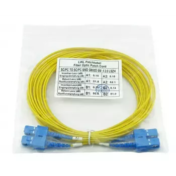 BlueOptics SFP3232BU3MK InfiniBand šviesolaidinis kabelis 3 m SC geltonas