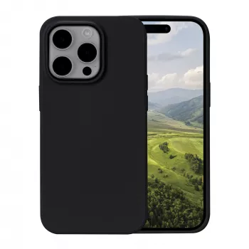 dbramante1928 Greenland iPhone 15 Pro Night Black – Apsauginis dėklas iš perdirbto plastiko