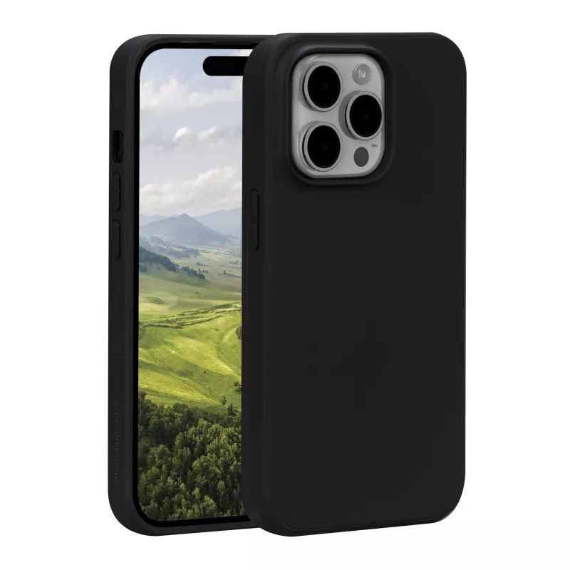 dbramante1928 Greenland iPhone 15 Pro Night Black – Apsauginis dėklas iš perdirbto plastiko