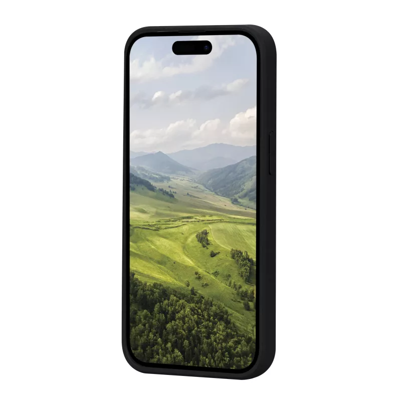 dbramante1928 Greenland iPhone 15 Pro Night Black – Apsauginis dėklas iš perdirbto plastiko