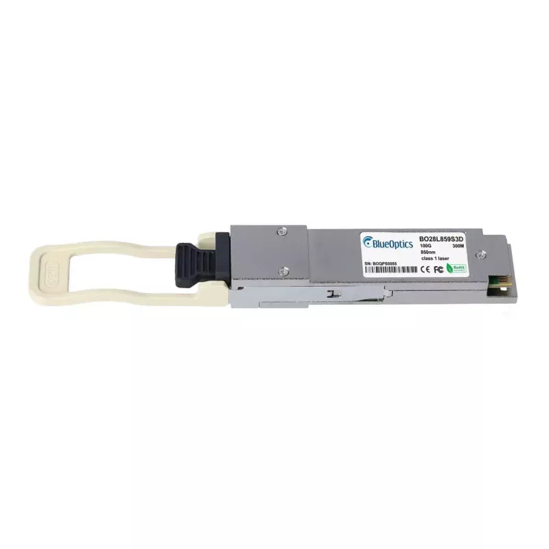 BlueOptics QSFP-100G-eSR4-MM850-BO QSFP28 100G eSR4 siųstuvas-imtuvas, daugiamodis, 850 nm